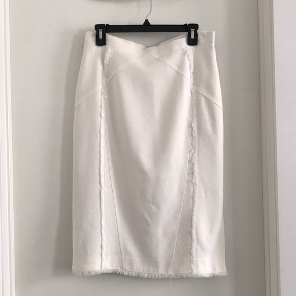 Altuzarra White Pencil Skirt 44 M